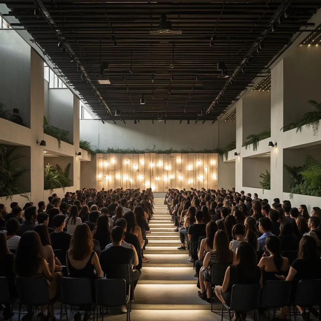 Ceremonia de premiación de estudiantes de diseño